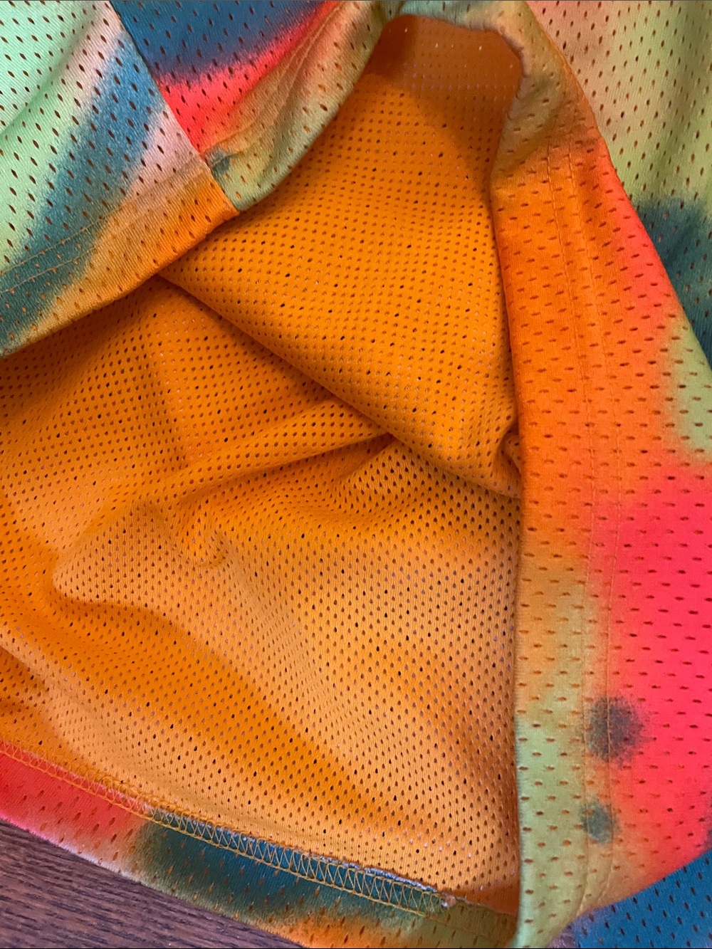 Jordan Multicolor Tie-Dye Mesh Athletic Shorts - Picture 7 of 11
